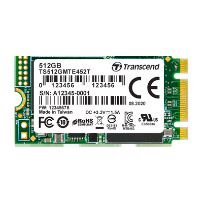 Transcend/創見 PCIe M.2 SSDs MTE452T2